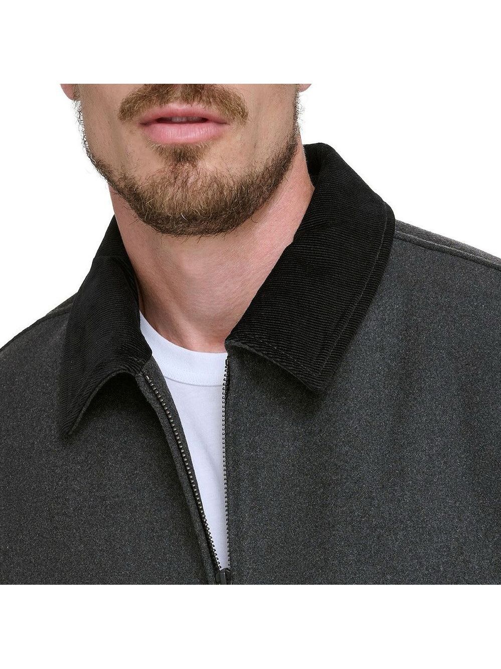 Men's Dockers Wool Blend Short Cord Collar Jacket - S - Picture 2 of 10